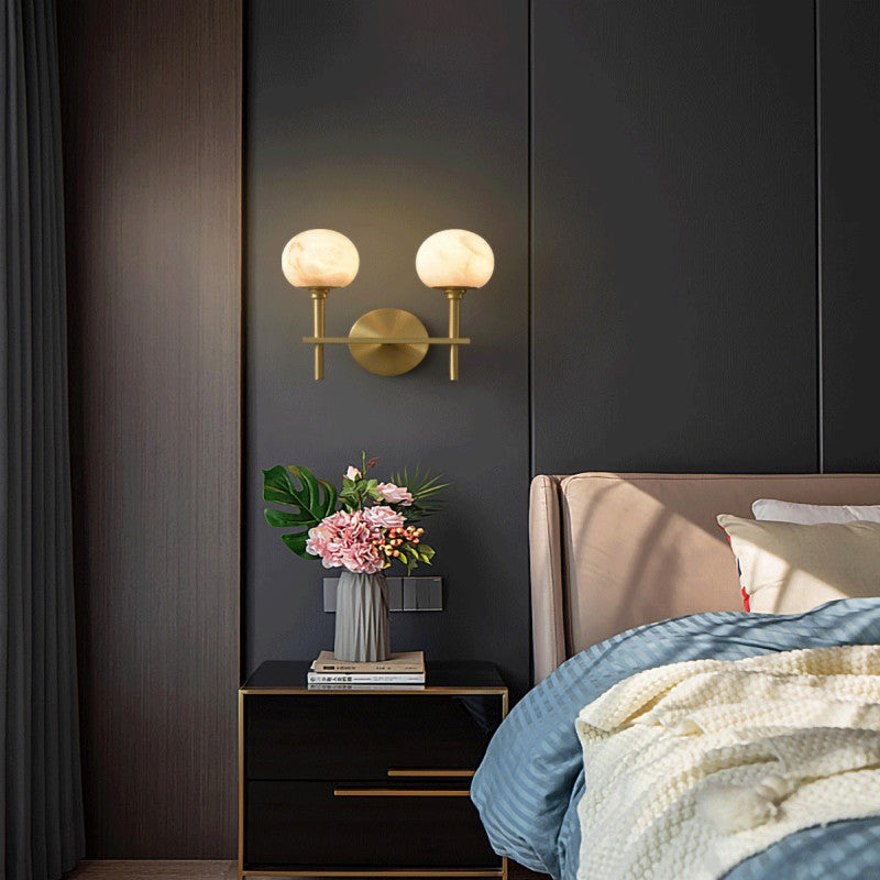 Dual Ceramic Wall Lamp