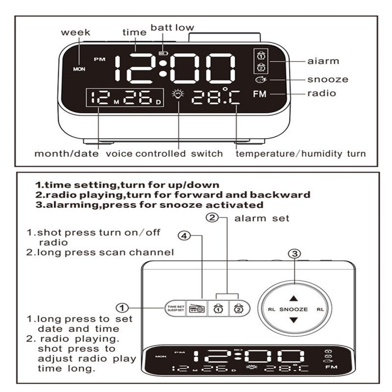 Alarm Clock With FM