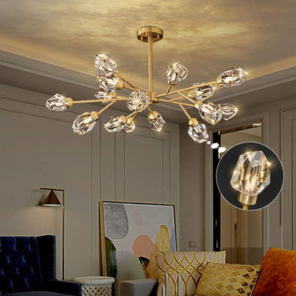 Diamond Cut Chandelier