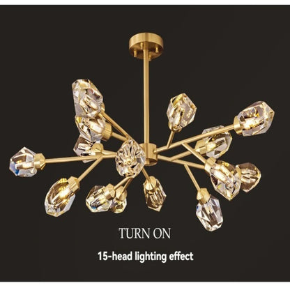 Diamond Cut Chandelier