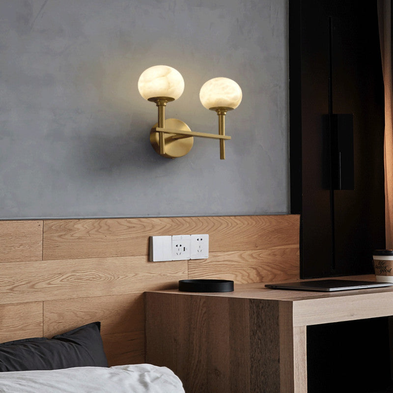 Dual Ceramic Wall Lamp
