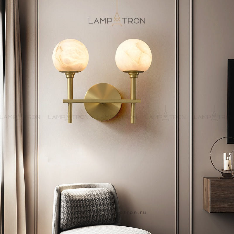Dual Ceramic Wall Lamp