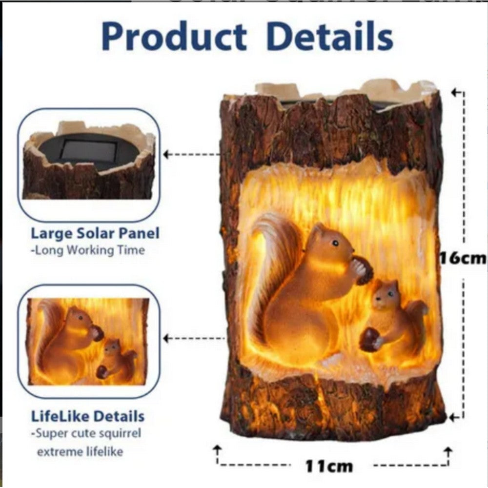 Solar Squirrel Lamp