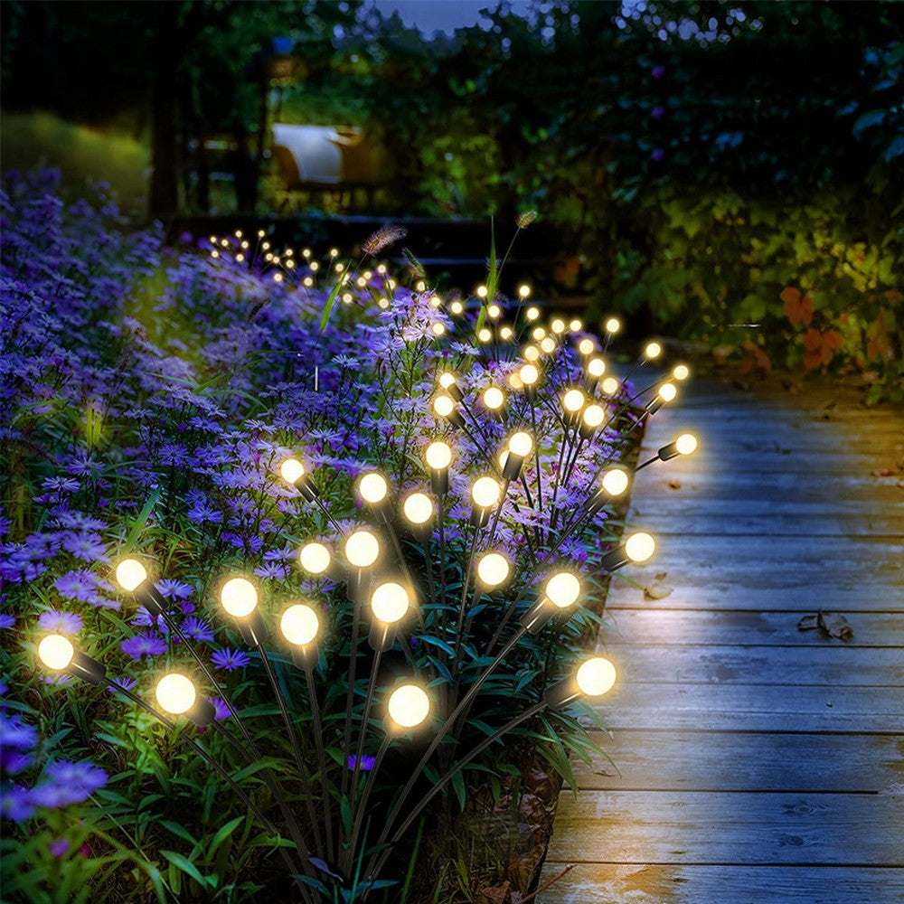 Warm Solar Firefly Lights
