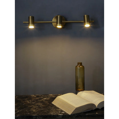 Brushed Brass Vanity Light II