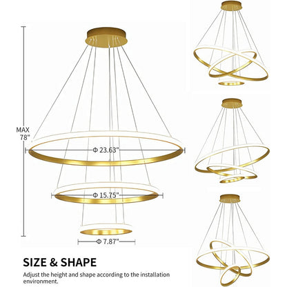 Multi Layered Chandelier