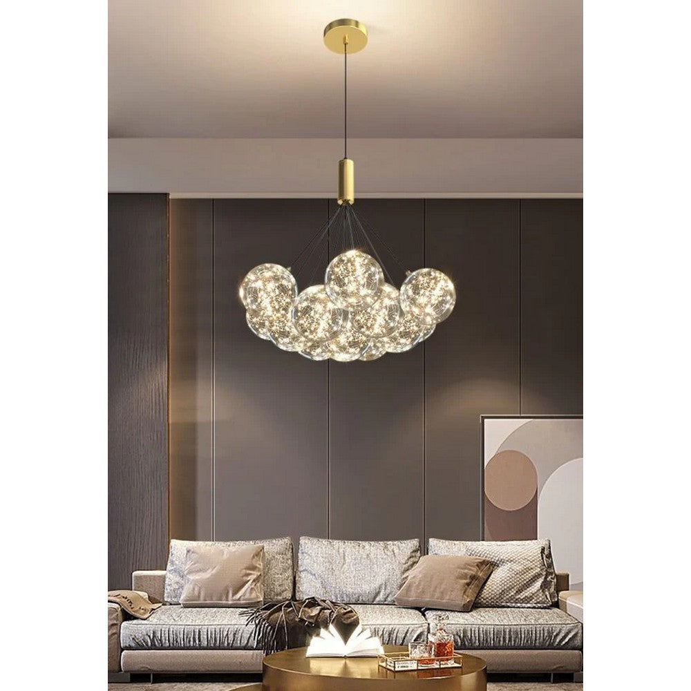 Bubble Glass Chandelier