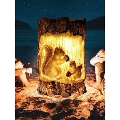 Solar Squirrel Lamp