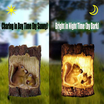 Solar Squirrel Lamp