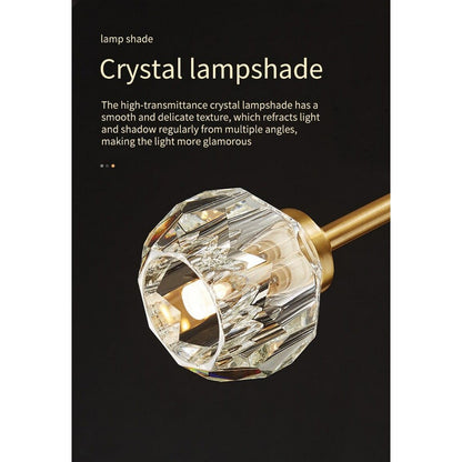 Golden Crystal Chandelier