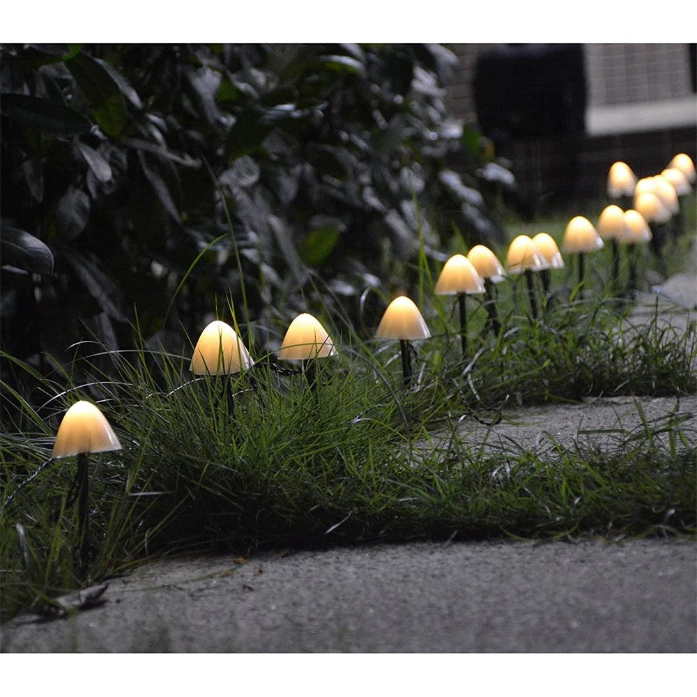 Warm Solar Mushroom String