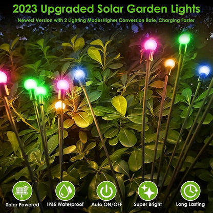 Solar RGB Firefly Lights