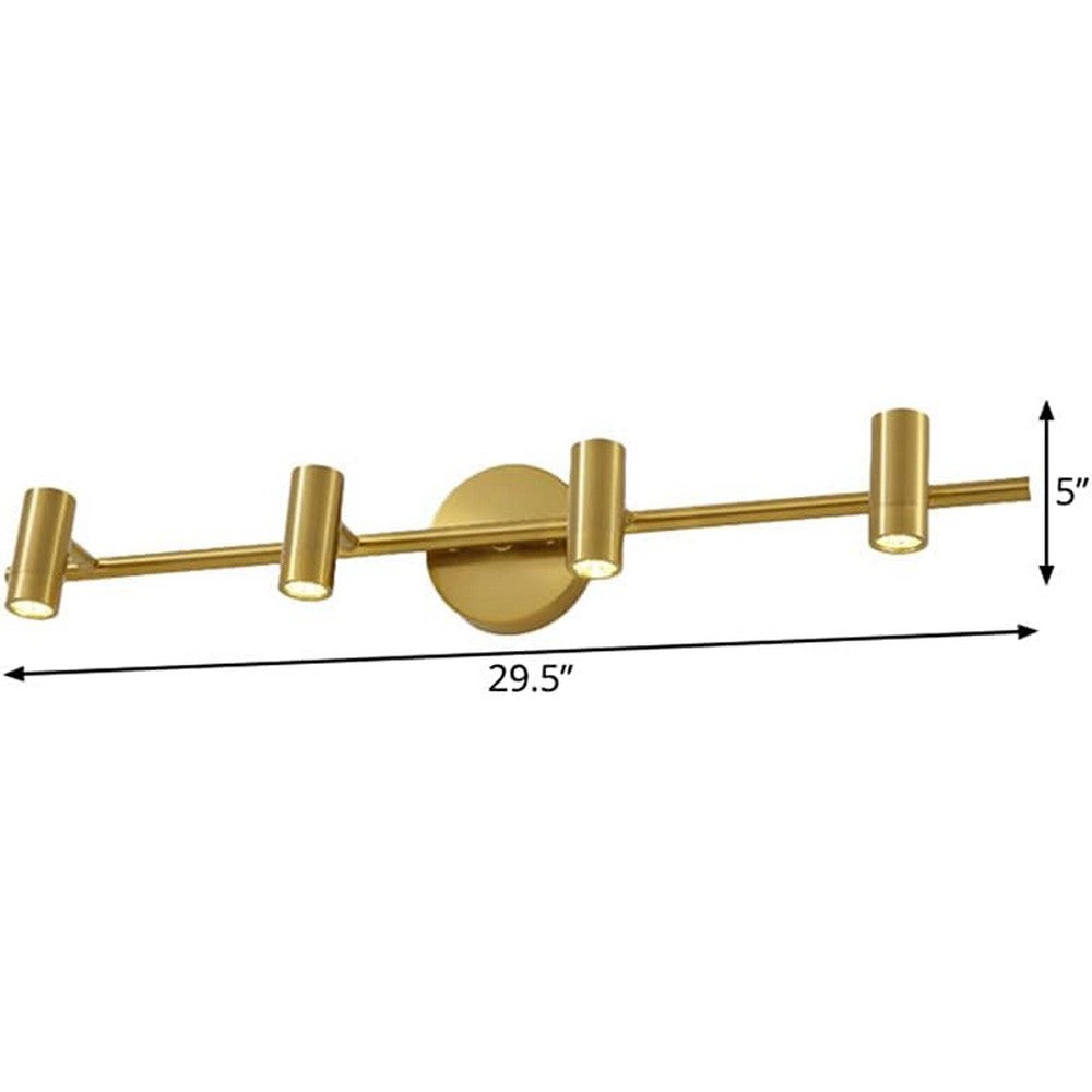 Brushed Brass Vanity Light