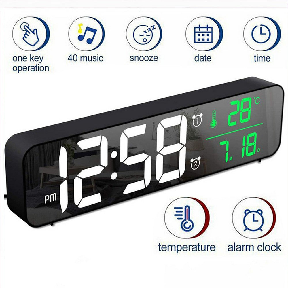 Black Digital Clock