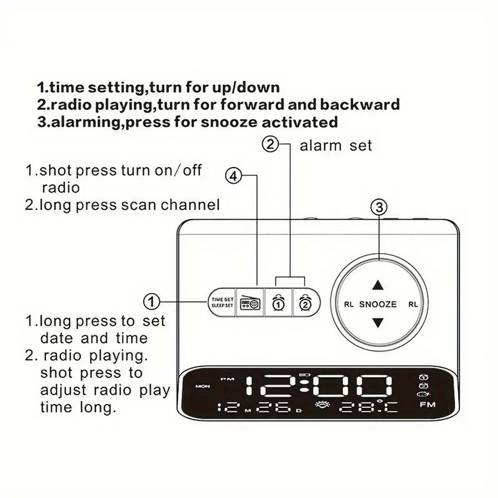 Alarm Clock With FM