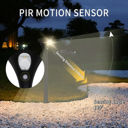 Solar Bollard Garden Light