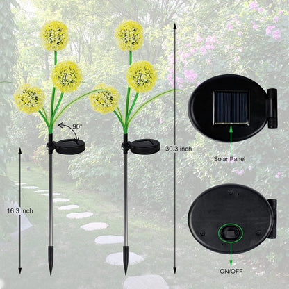 Green Plant Solar Lamp